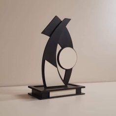 Laser Cut Wooden Award Plaque, Employee Appreciation Trophy