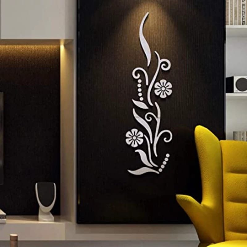 Laser Cut Floral Wall Decor