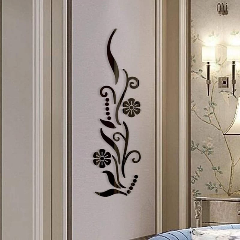 Laser Cut Floral Wall Decor