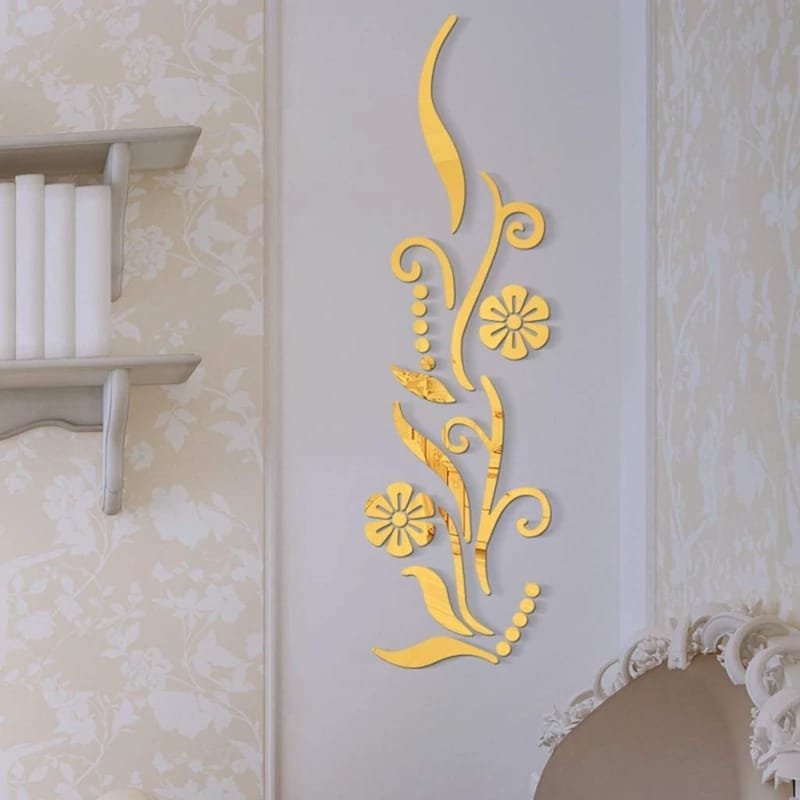 Laser Cut Floral Wall Decor