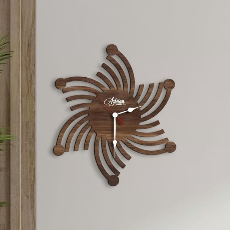 Laser Cut Personalized Decorative Wooden Wall Clock