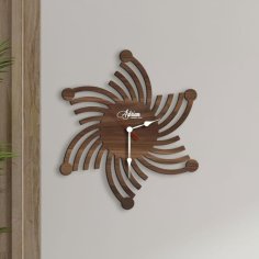 Laser Cut Personalized Decorative Wooden Wall Clock