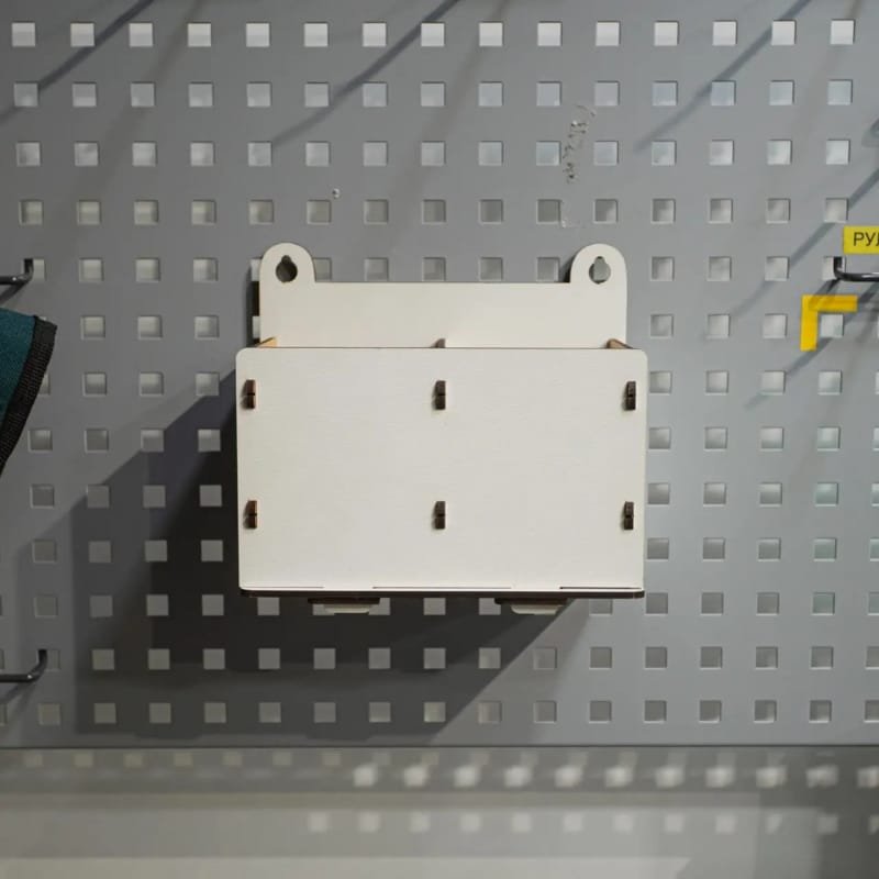 Laser Cut Aerosol Spray Can Holder, Storage Rack 2 Compartments