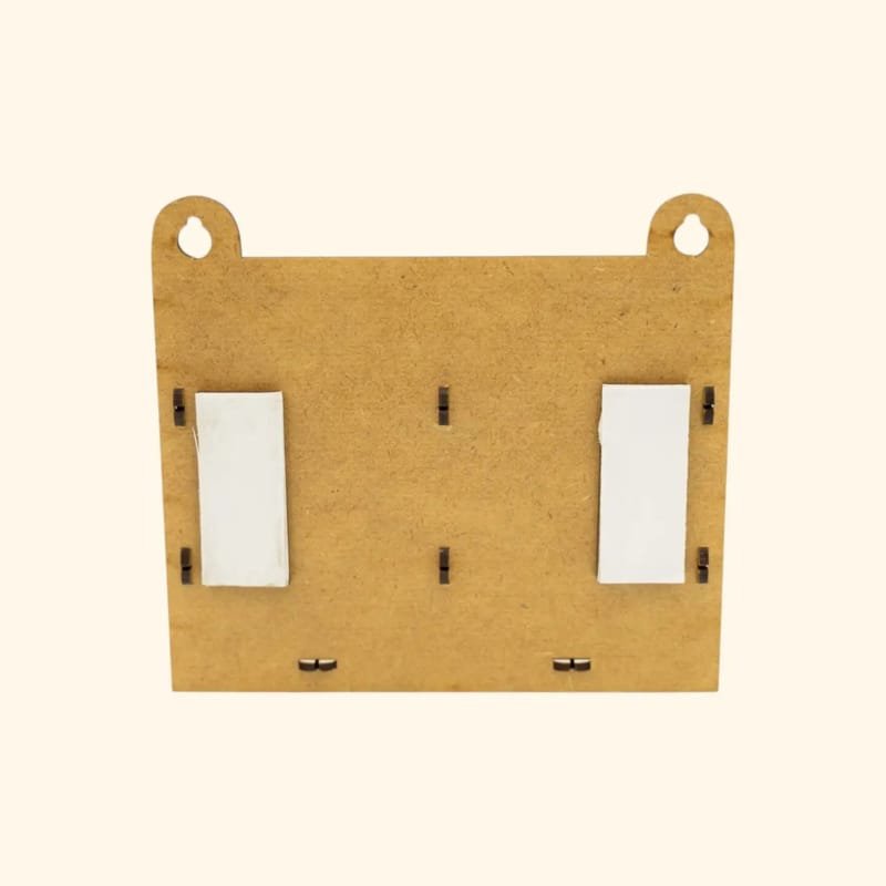 Laser Cut Aerosol Spray Can Holder, Storage Rack 2 Compartments