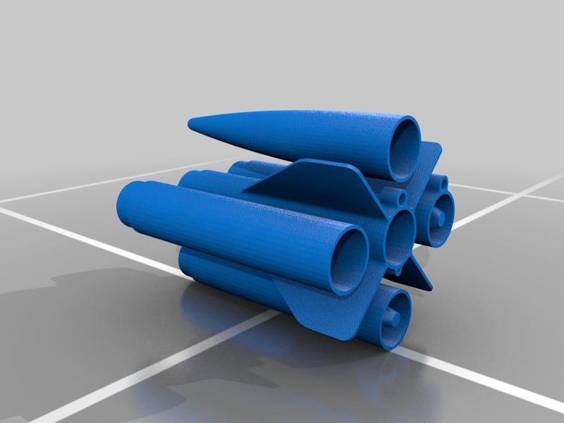 Model Rocket – B & C Engine Size 3D Printer Model Download Free STL ...