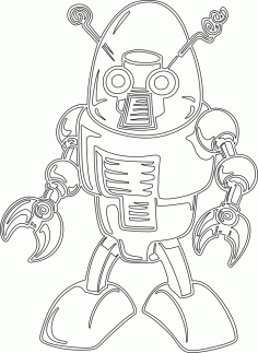 Cool Robot DXF File