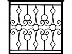 Gate Ironwork dxf File