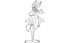 Wile E Coyote dxf File