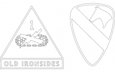 1st Cavalry Division dxf File