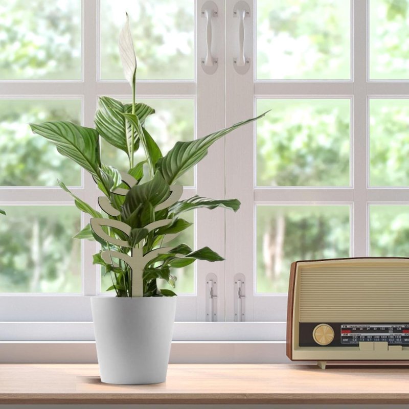 Laser Cut Flower Pot Trellis Plant Trellis Wood Support Grid Plant Flower Climbing Grid Decorative Potted Plants Climbing Holder for Garden Stems Vines