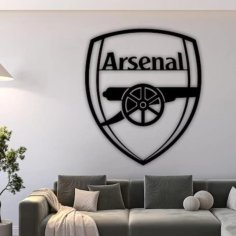 Laser Cut Arsenal Football Club Wall Art