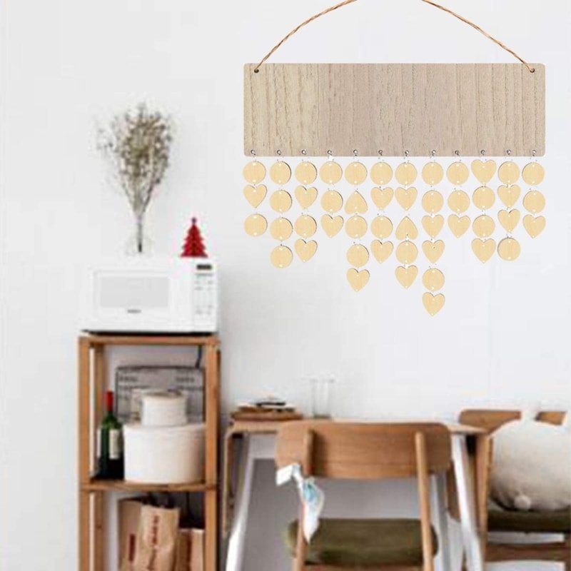 Laser Cut Family Wall Hanging Birthday Calendar Board