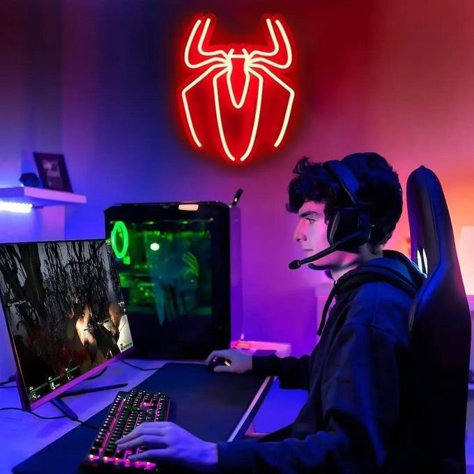 Laser Cut Spider LED Neon Sign