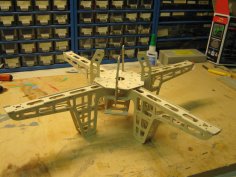 Quad Copter Frame DXF File