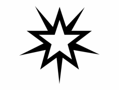 Starburst 2 wt dxf-Datei