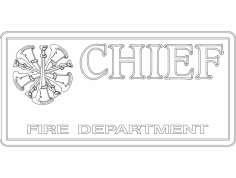 Chief Fire Department dxf-Datei