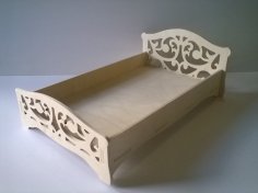 Laser Cut Doll House Bed