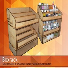 Laser Cut Box Rack