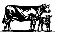 Cow dxf File