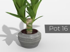 Pot_16 3D Printer Model