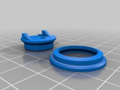 Pokeball Buttons -No Support Needed 3D Printer Model