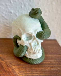 Snake Skull 3D Printer Model