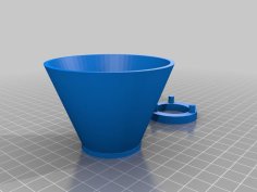 Starter Planter Flower Pot With Drain Holes And Plant Stand, Small 3D Printer Model