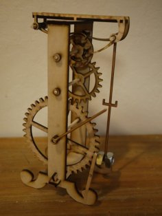 Laser Cut Galileo’s Pendulum Clock