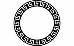 Archivo dxf de marco circular