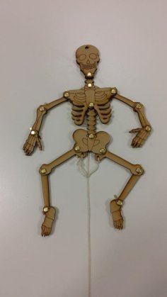 Laser Cut  Moving Skeleton