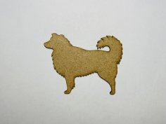 Laser Cut Wooden Australian Shepherd Cutout Free Vector