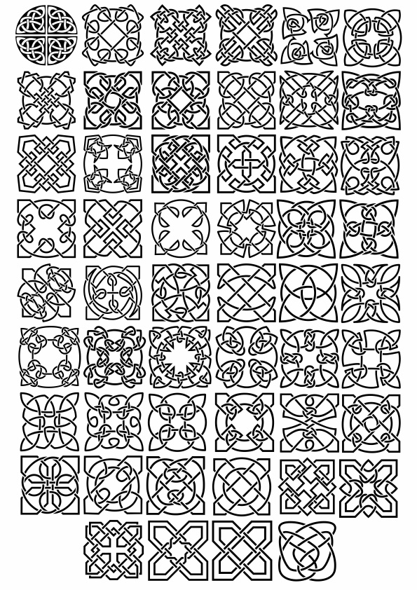 Celtic Ornament Set Free Vector cdr Download - 3axis.co