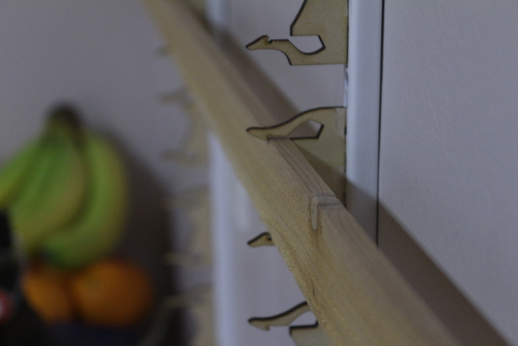 Laser Cut Wall Mount Brackets DXF File