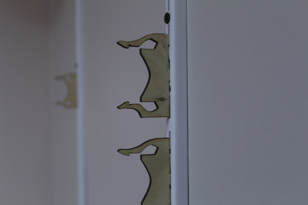 Laser Cut Wall Mount Brackets DXF File