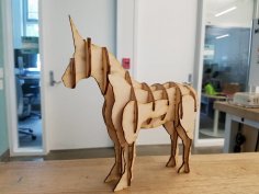 Laser Cut Unicorn PDF File