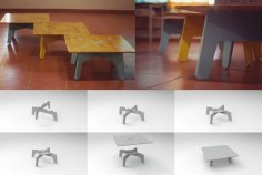 Low Table CNC-Fräser-Laserschnitt-Pläne