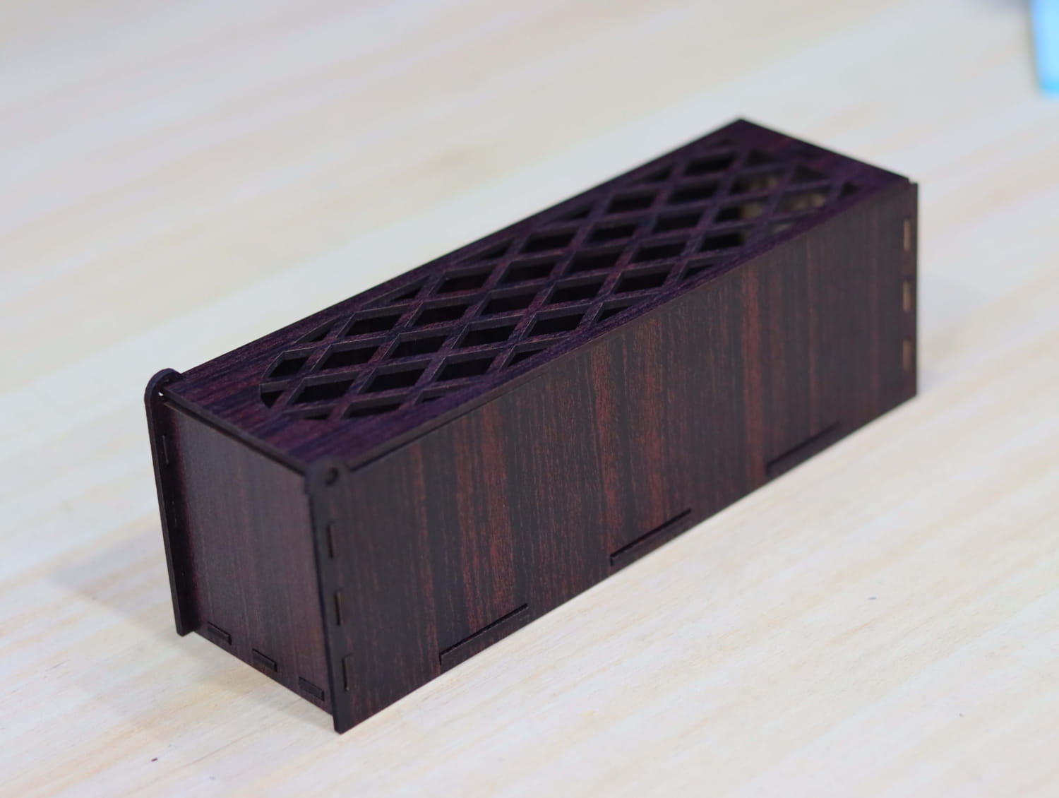 Laser Cut Decorative Wooden Gift Box With Lid Free Vector