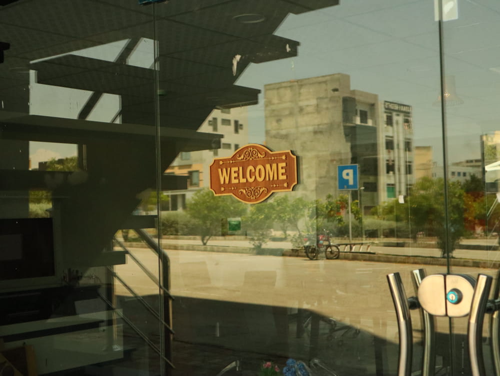 Laser Cut Wooden Welcome Sign Decorative Welcome Board Free Vector