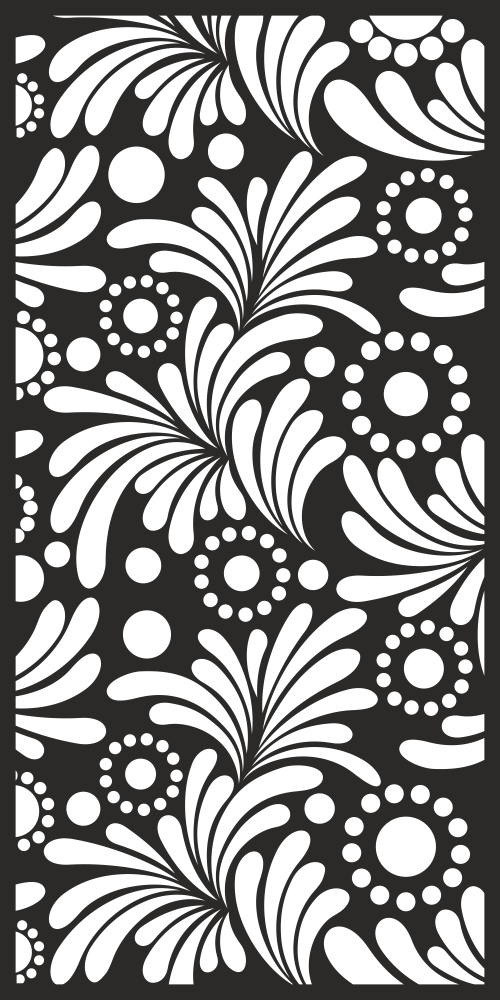 흰색 꽃 패브릭 패턴