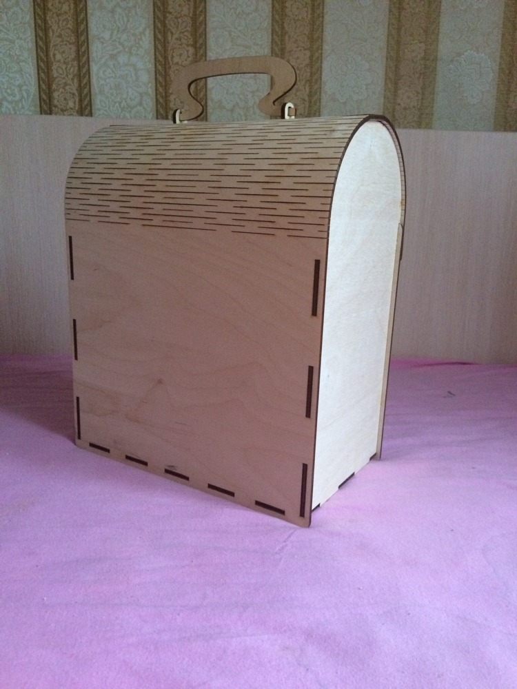 Laser Cut Wooden Treasure Box Free Vector