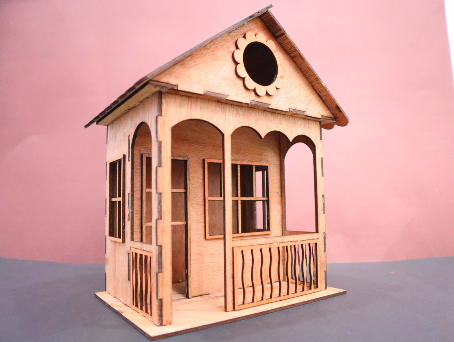 Laser Cut Wooden Birdhouse 3mm Free Vector