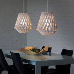 Laser Cut Wooden Decorative Pendant Lighting Lamp Free Vector