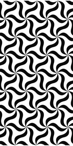 Nahtlose monochrome abstrakte Dreiecksmuster dxf-Datei