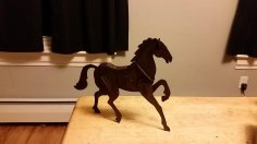 الحصان 3D اللغز 2mm ملف dxf