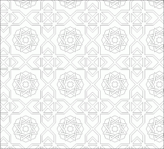 Dekoratives Muster AutoCAD-Zeichnungen