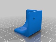 Three-Faced Corner Bracket 3D Printer Model