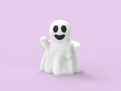 Ghost Kawaii 3D Printer Model