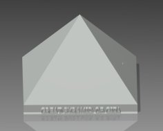 Stack-able Pyramid Of Giza With Interior 3D Printer Model