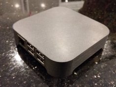 Raspberry Pi 2/3 Model B Media Center Case 3D Printer Model