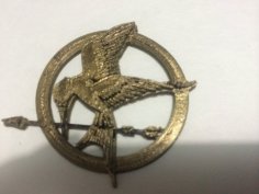 MockingJay Pin 3D 3D Printer Model